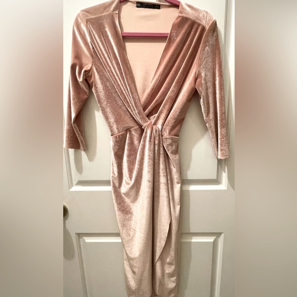 Zara Dresses Zara Blush Pink Dress Poshmark
